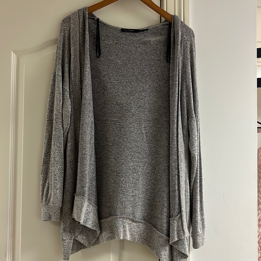 Dry Goods Gray Cardigan with Hood